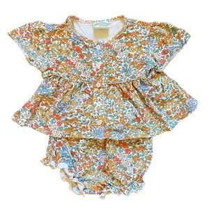 Grace & James Harper Floral Diaper Set